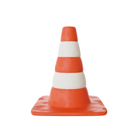 Cone de tráfego  3D Icon