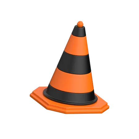 Cone de tráfego  3D Icon