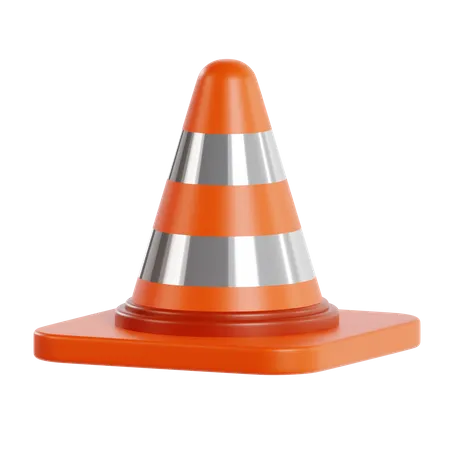 Cone de tráfego  3D Icon