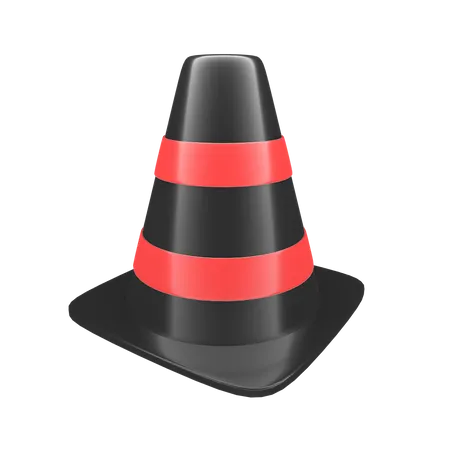 Cone de tráfego  3D Icon