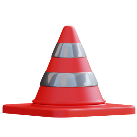 Cone de tráfego  3D Icon