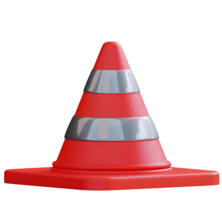 Cone de tráfego  3D Icon