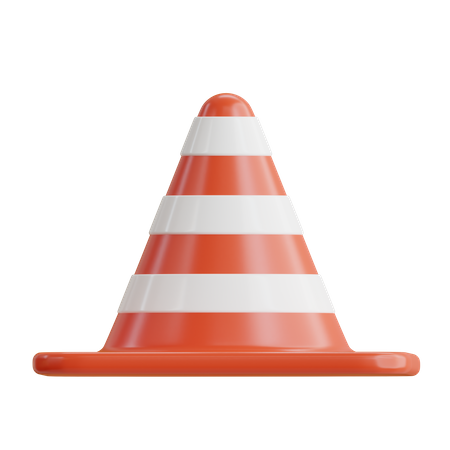 Cone de tráfego  3D Icon