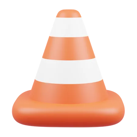 Cone de tráfego  3D Icon