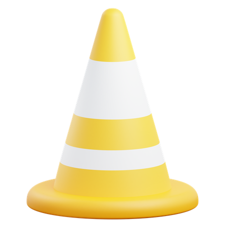 Cone de tráfego  3D Icon