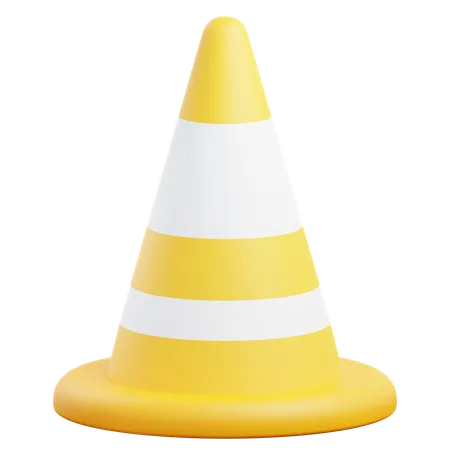 Cone de tráfego  3D Icon