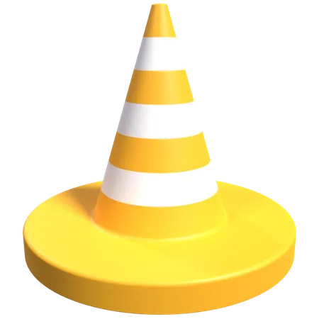 Cone de tráfego  3D Icon