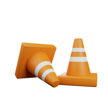 Cone de estrada  3D Icon