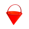 fire bucket 3d logo