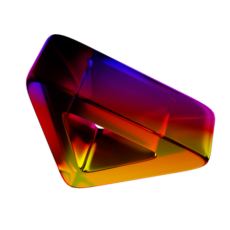 Forma abstrata de cone  3D Icon