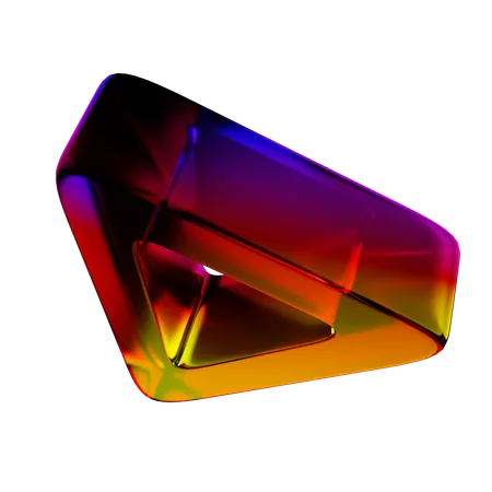 Forma abstrata de cone  3D Icon