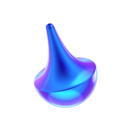 Forma abstrata de cone  3D Icon