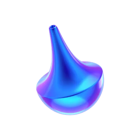 Forma abstrata de cone  3D Icon