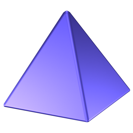 Forma abstrata de cone  3D Icon