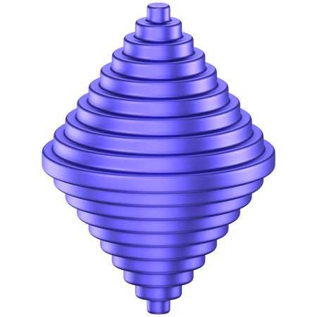 Forma abstrata de cone  3D Icon