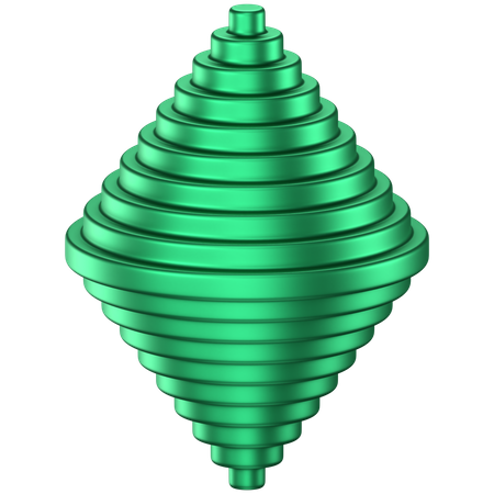 Forma abstrata de cone  3D Icon