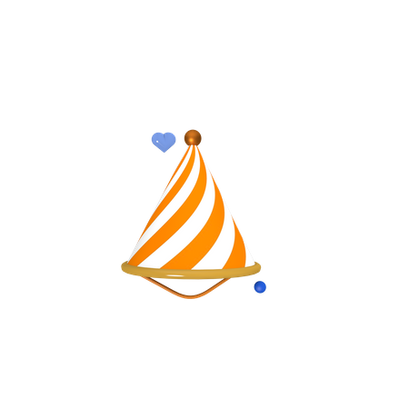 Cone Hat  3D Icon