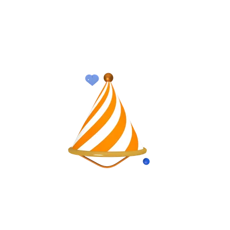 Cone Hat  3D Icon