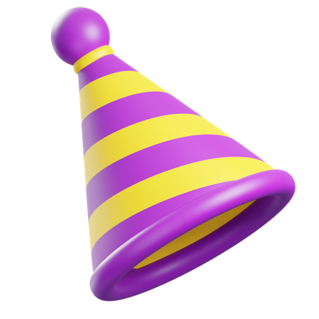 Cone Hat  3D Icon