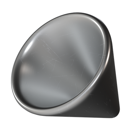 Cone Metal  3D Icon