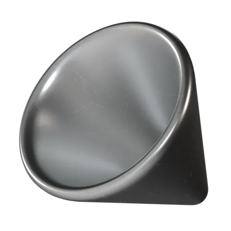 Cone Metal  3D Icon