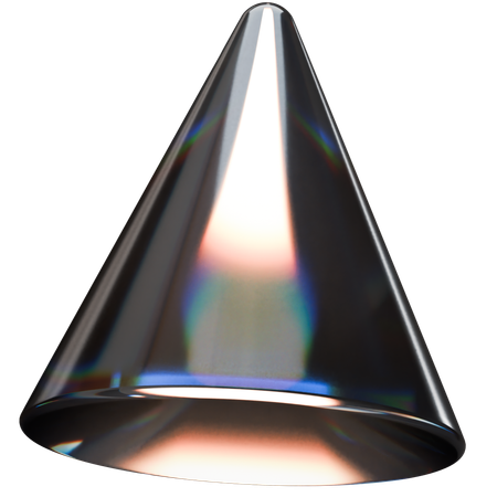 Cone Shape  3D Icon