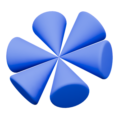 Cone Shape  3D Icon