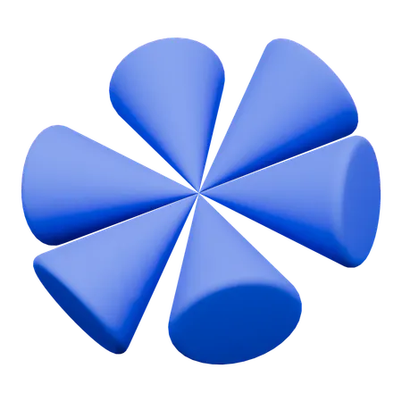 Cone Shape  3D Icon