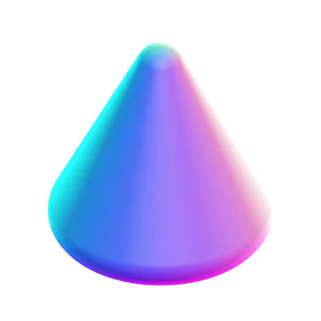 Cone Shape  3D Icon