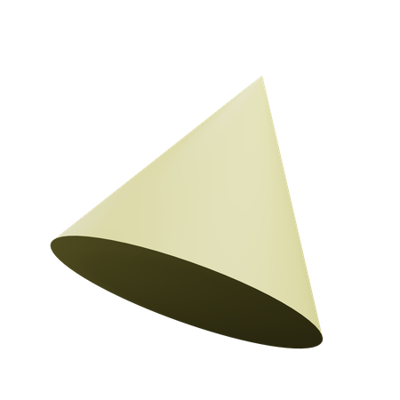 Cone Shape  3D Icon