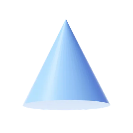 Cone Shape 3D Illustration