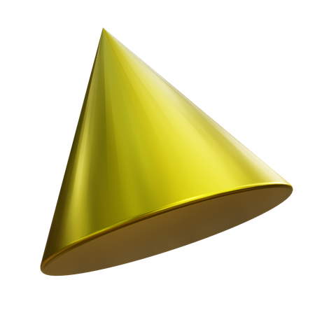 Cone Shape 3D Icon