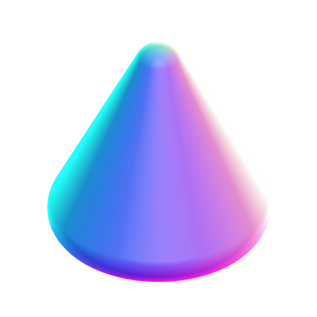 Cone Shape  3D Icon