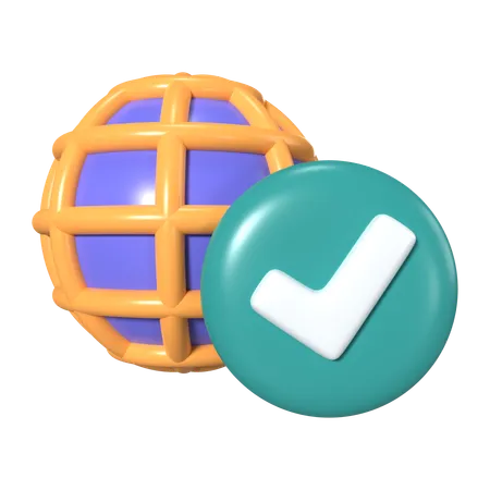 Conectado  3D Icon