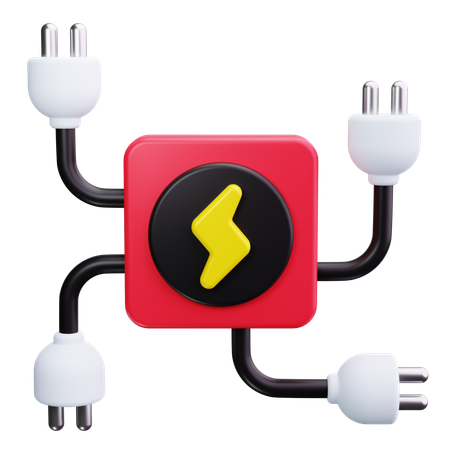 Conector  3D Icon