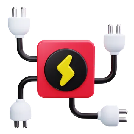 Conector  3D Icon