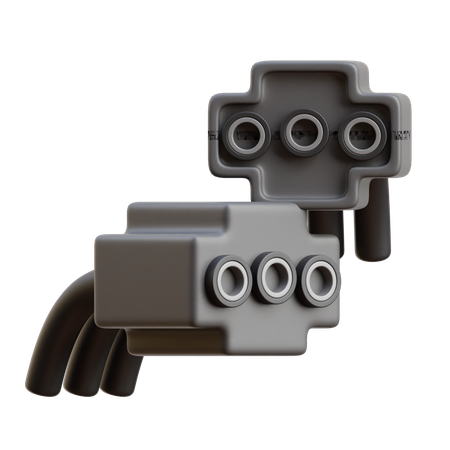 Conector  3D Icon