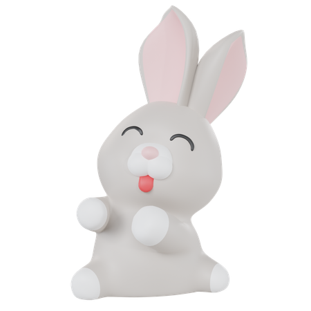 Conejo  3D Icon