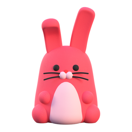 Conejo  3D Illustration