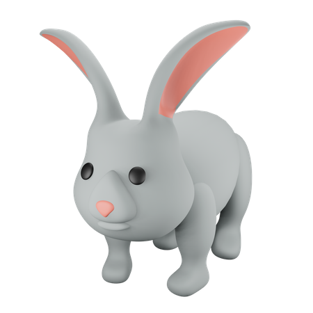 Conejo  3D Illustration