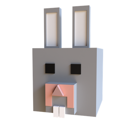 Conejo  3D Icon