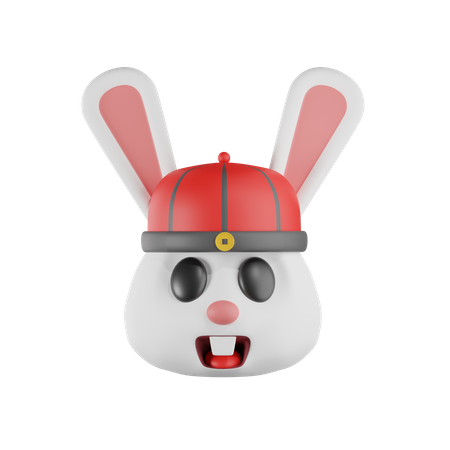 Conejo chino  3D Icon