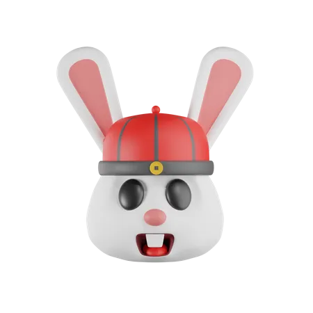 Conejo chino  3D Icon