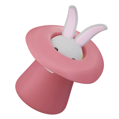 Magia de conejo  3D Icon