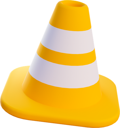 Cones de tráfego  3D Icon