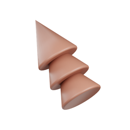 Cones empilhados  3D Icon