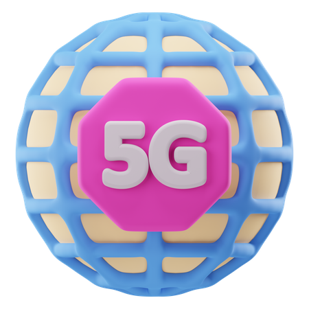 Conexão 5G  3D Icon