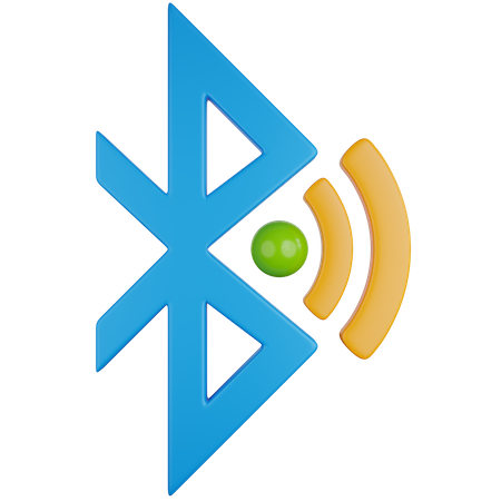 Conexão bluetooth  3D Icon