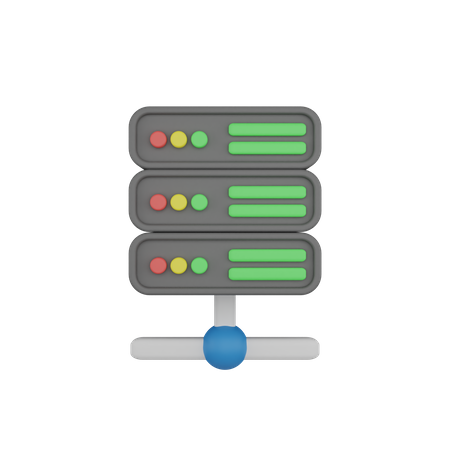 Conexão do servidor  3D Icon