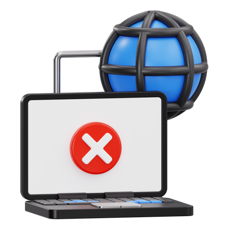 Falha na conexão  3D Icon